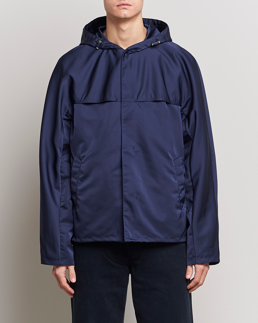 Hombres | Abrigos y chaquetas | Lanvin | Packable Windbreaker Ink Blue