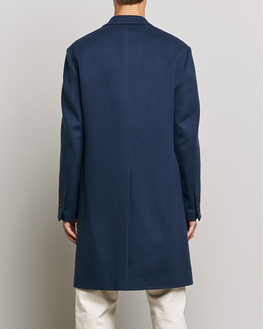 Hombres | Abrigos y chaquetas | Lanvin | Classic Wool Coat Midnight Blue