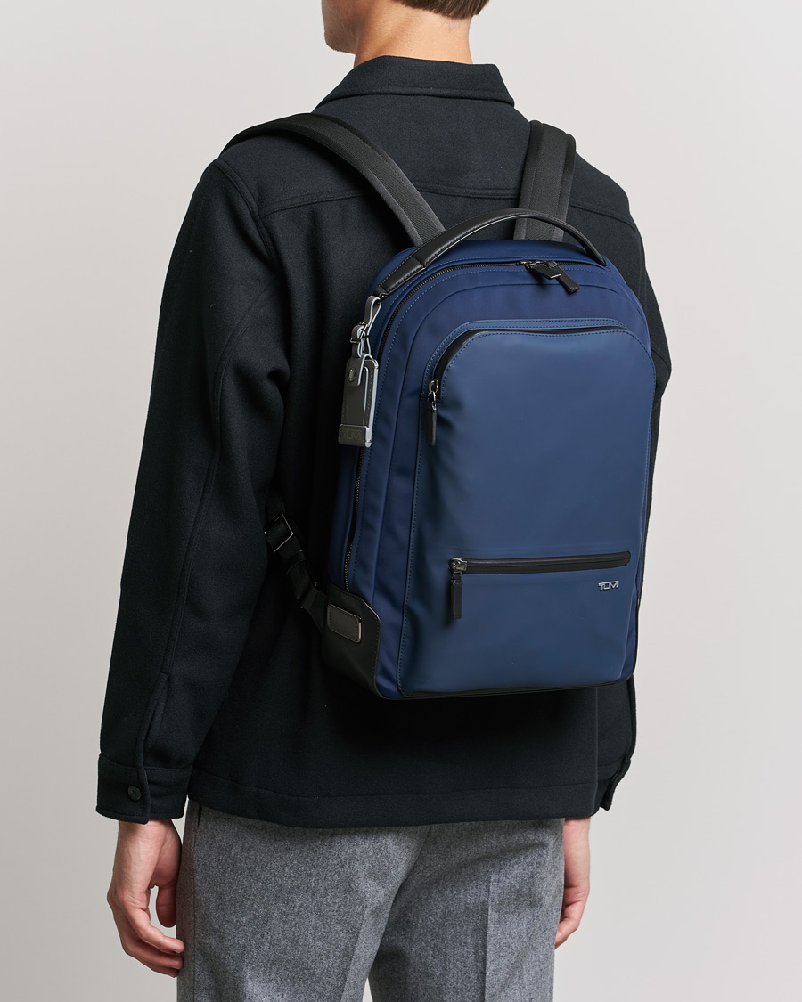 Hombres | TUMI Harrison Bradner Backpack Navy/Navy | TUMI | Harrison Bradner Backpack Navy/Navy