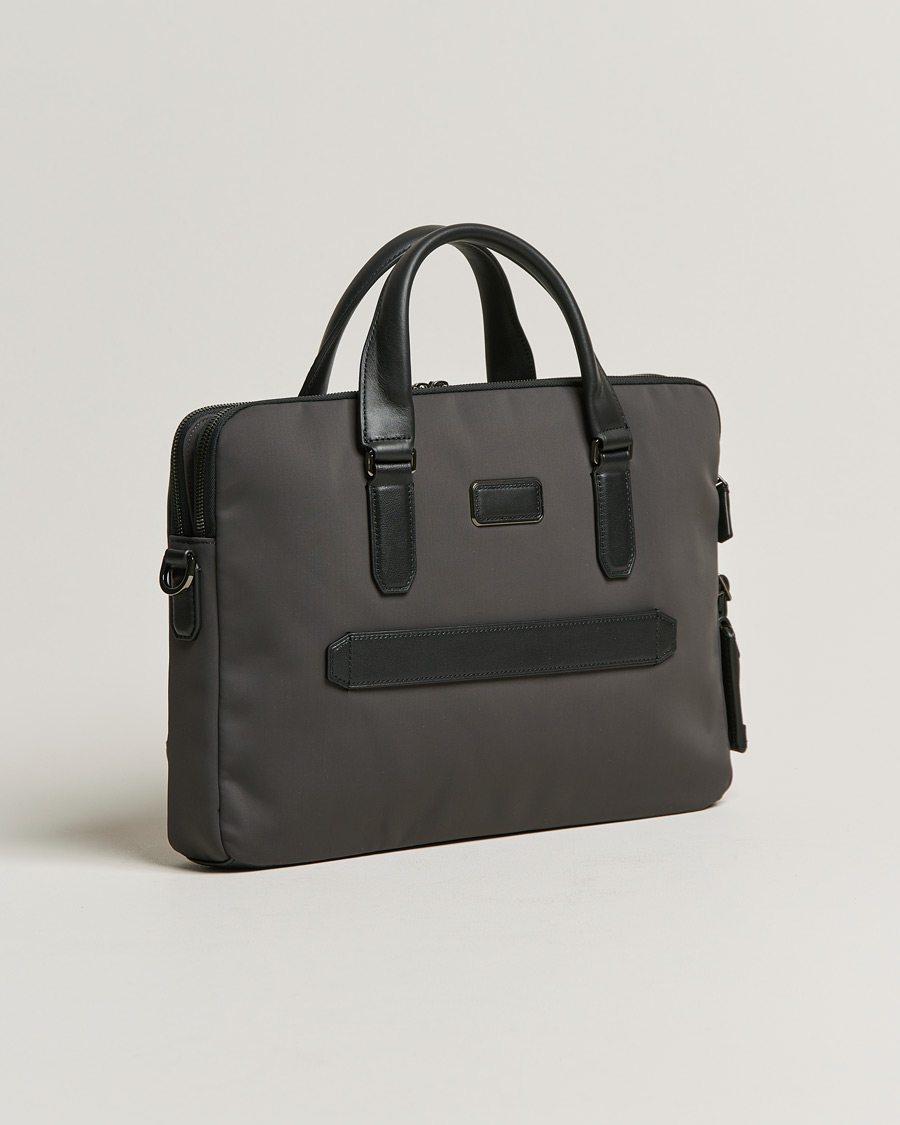 Hombres | TUMI Harrison Sycamore Slim Brief Black/Iron | TUMI | Harrison Sycamore Slim Brief Black/Iron