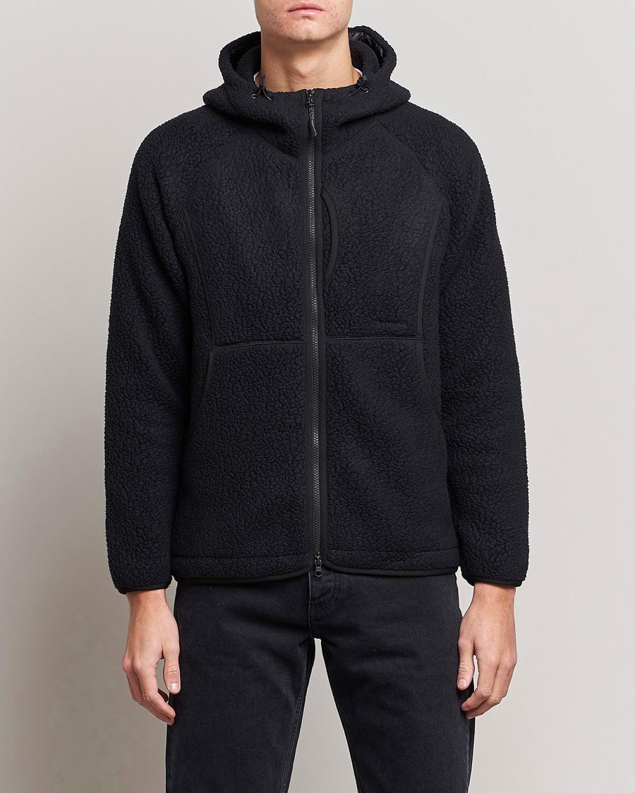 Hombres | Jerséis y prendas de punto | Snow Peak | Thermal Boa Fleece Jacket Black