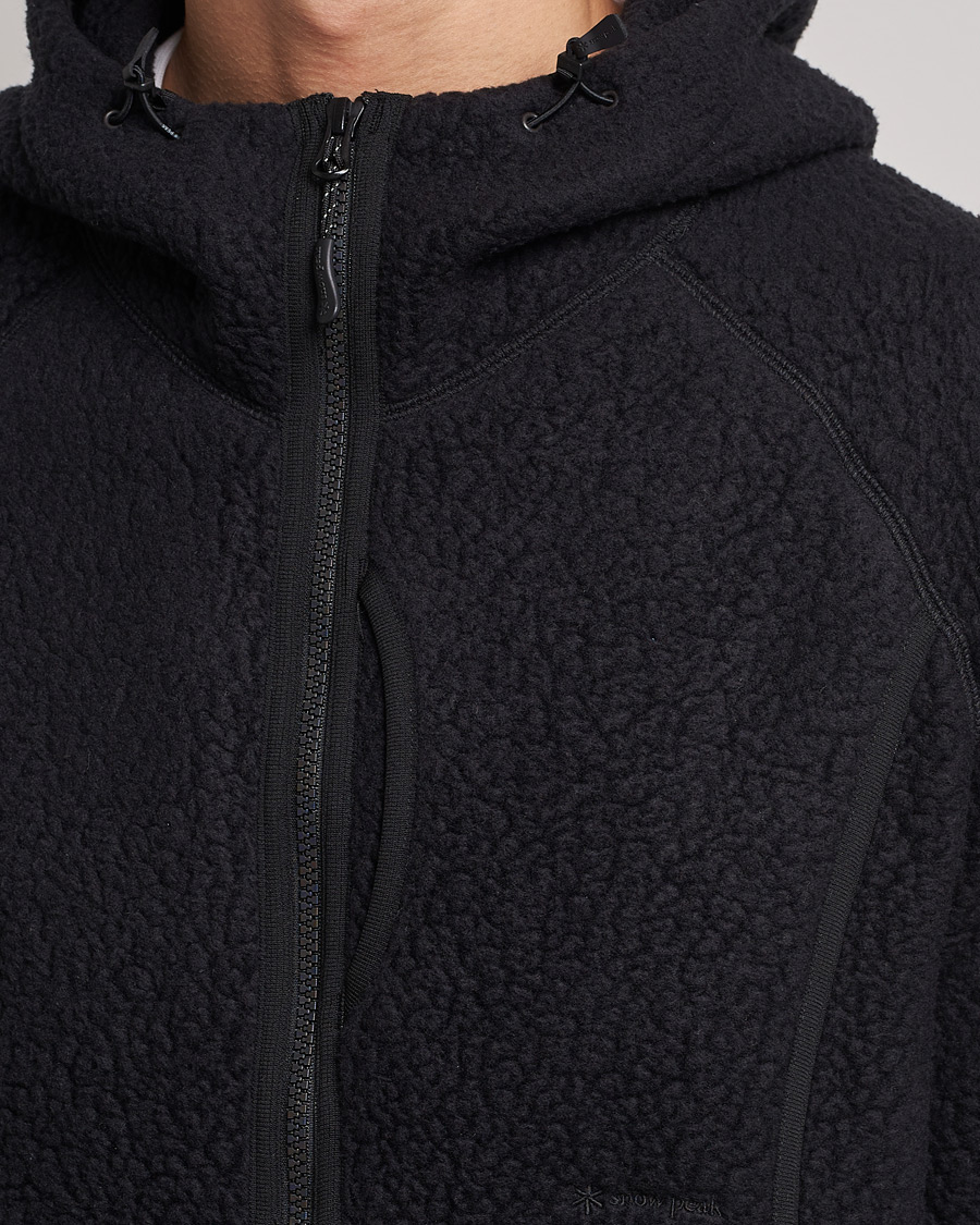 Hombres | Jerséis y prendas de punto | Snow Peak | Thermal Boa Fleece Jacket Black