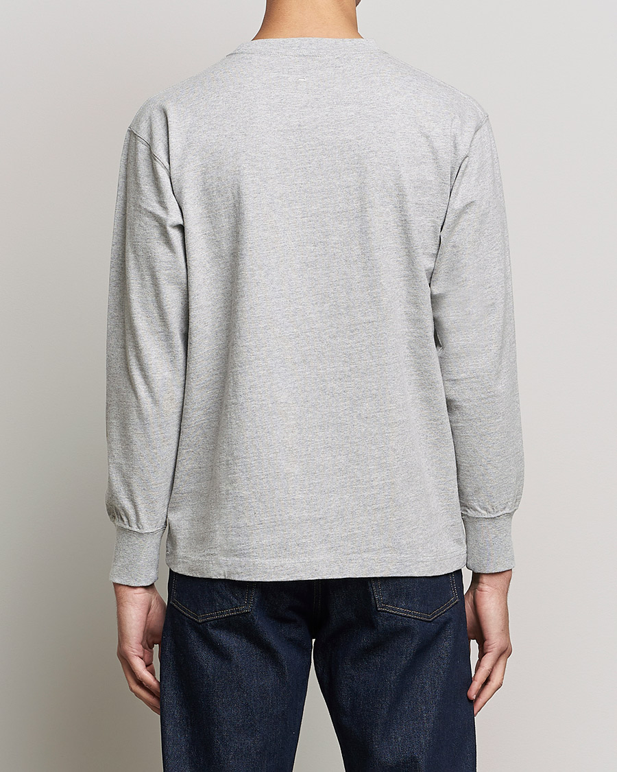 Hombres | Camisetas | Snow Peak | Recycled Cotton Heavy L/S T shirt Medium Grey
