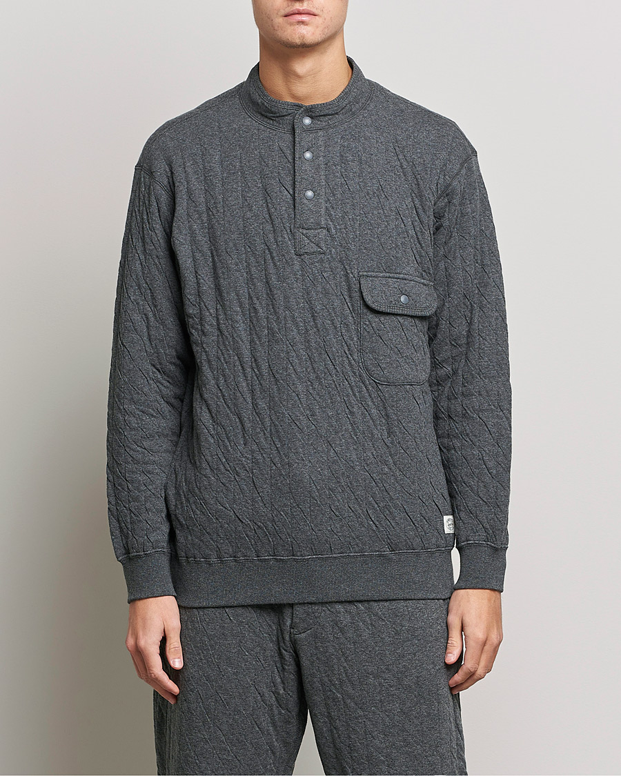 Hombres | Jerséis y prendas de punto | Snow Peak | Natural Warm Stretch Pullover Medium Grey