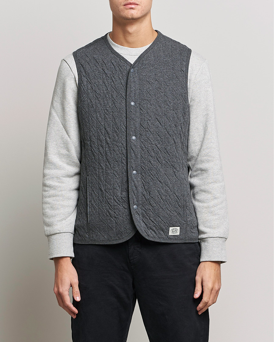 Hombres | Jerséis y prendas de punto | Snow Peak | Natural Warm Stretch Vest Medium Grey