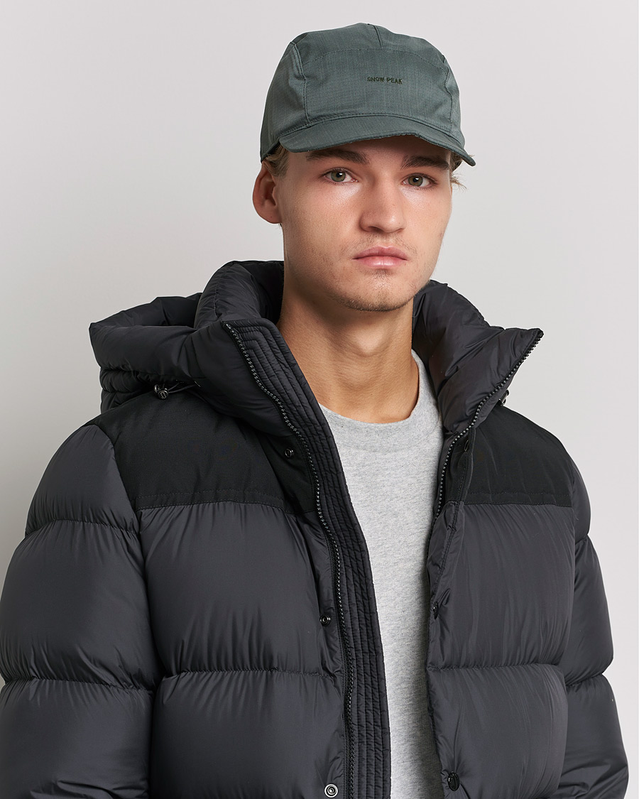 Hombres | Snow Peak FR 2L Rain Cap Forest Green | Snow Peak | FR 2L Rain Cap Forest Green