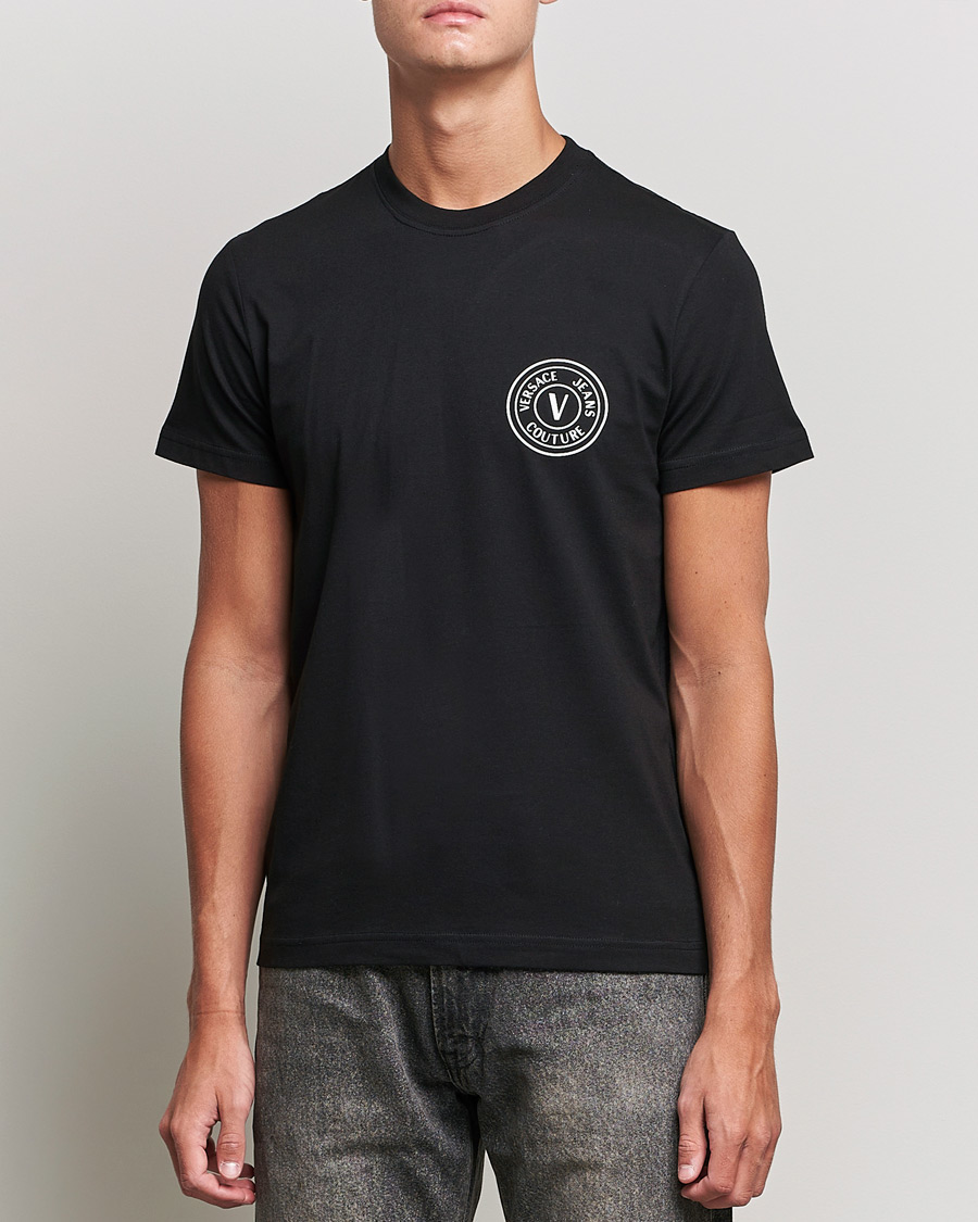 Hombres | Camisetas | Versace Jeans Couture | V Emblem T-Shirt Black