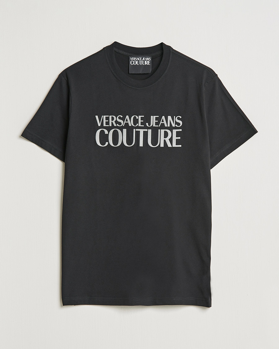 Hombres | Camisetas | Versace Jeans Couture | Logo T-Shirt Black/Silver