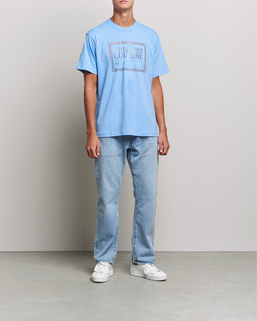Hombres | Camisetas | Versace Jeans Couture | Piece Nr T-Shirt Sky Blue