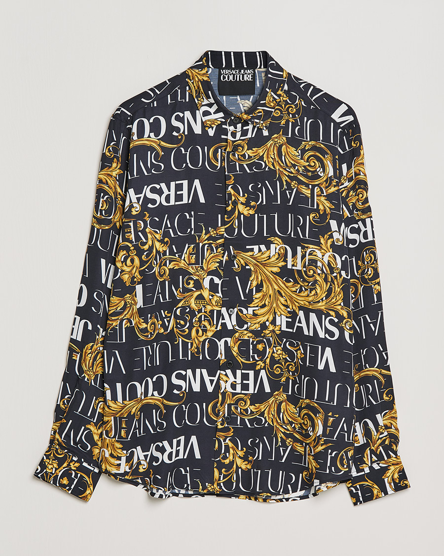Hombres | Camisas | Versace Jeans Couture | Logo Baroque Shirt Black