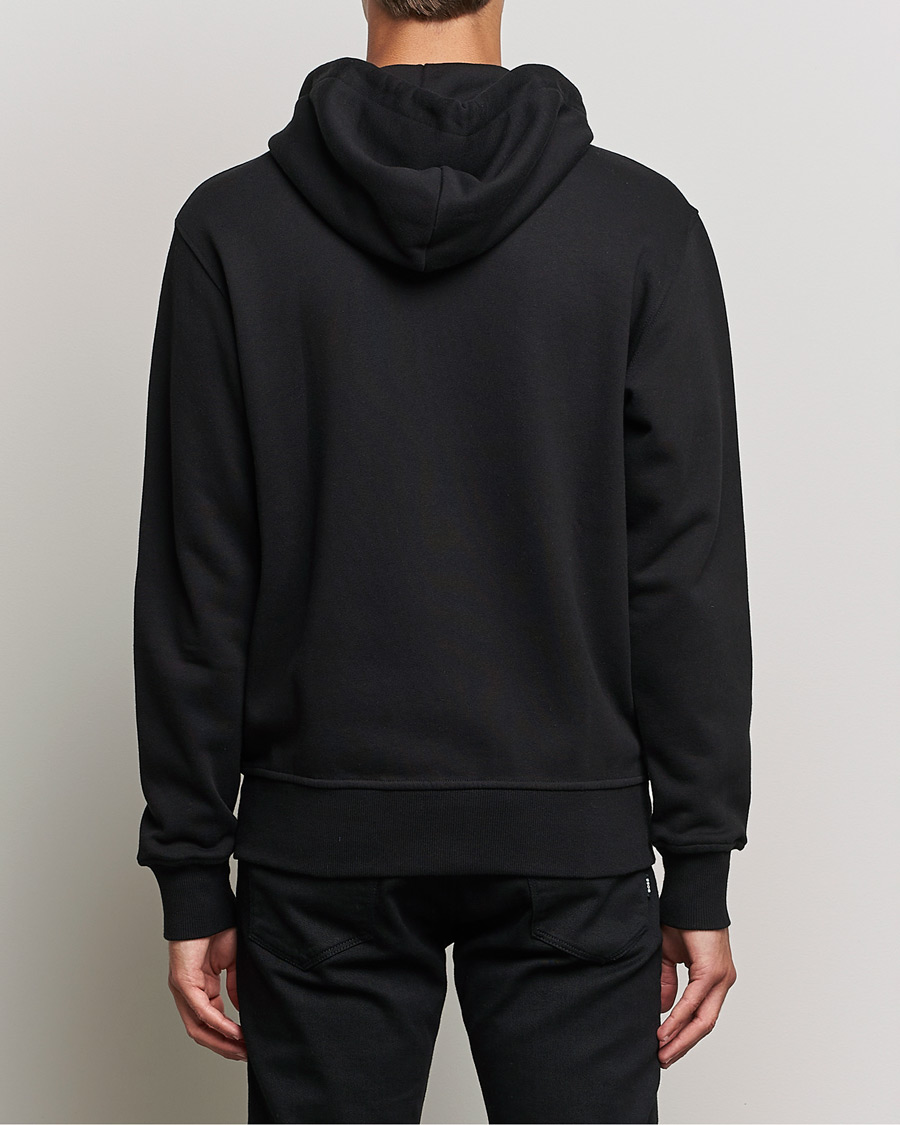 Hombres | Jerséis y prendas de punto | Versace Jeans Couture | V Emblem Hoodie Black/Gold