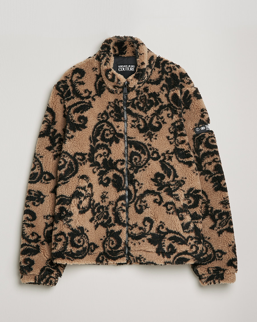 Hombres | Abrigos y chaquetas | Versace Jeans Couture | Teddy Jacquard Jacket Tortora