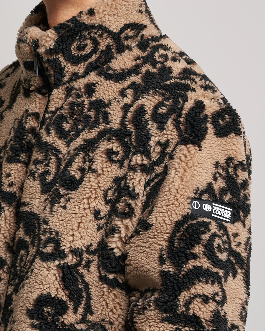 Hombres | Abrigos y chaquetas | Versace Jeans Couture | Teddy Jacquard Jacket Tortora