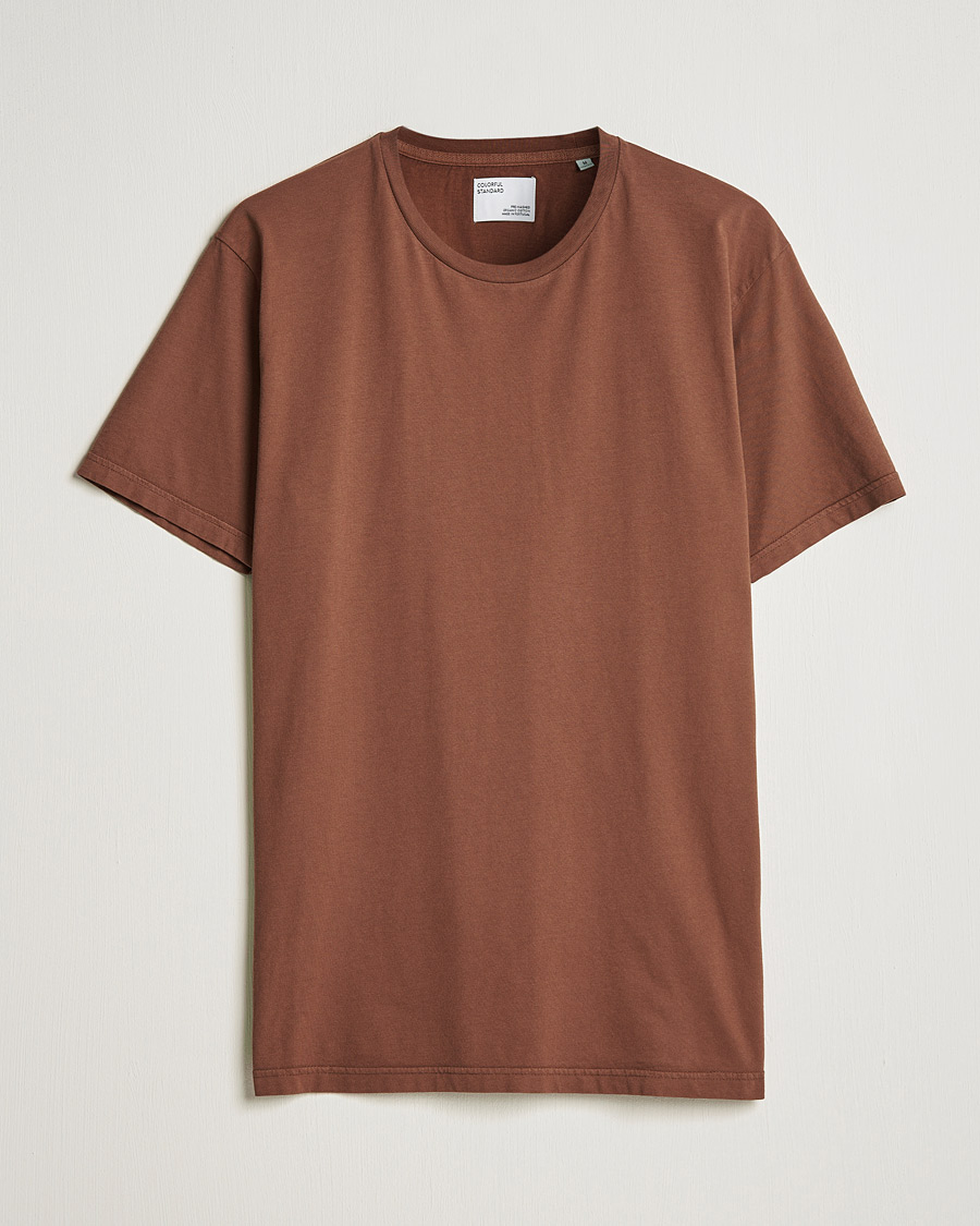 Hombres | Camisetas | Colorful Standard | Classic Organic T-Shirt Cinnamon Brown
