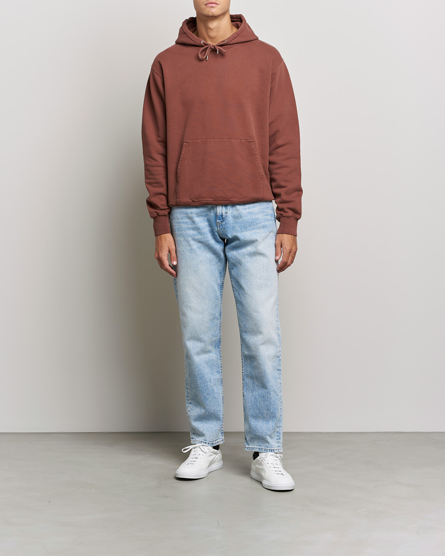 Hombres | Jerséis y prendas de punto | Colorful Standard | Classic Organic Hood Cinnamon Brown