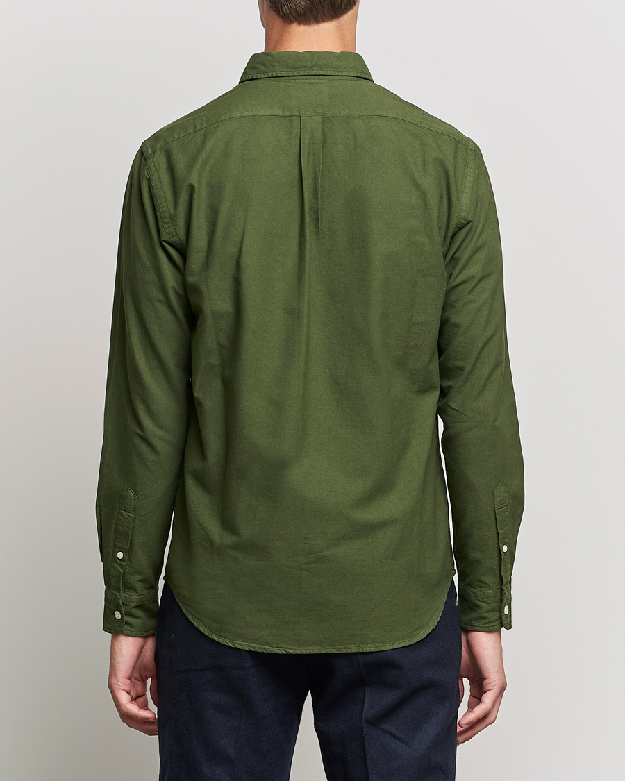 Hombres | Camisas | Colorful Standard | Classic Organic Oxford Button Down Shirt Seaweed Green
