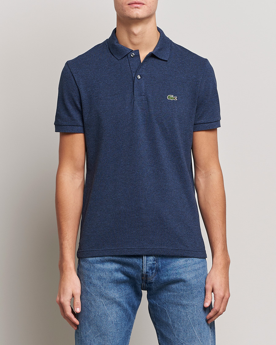 Hombres | Polos | Lacoste | Slim Fit Polo Piké Dark Indigo Blue