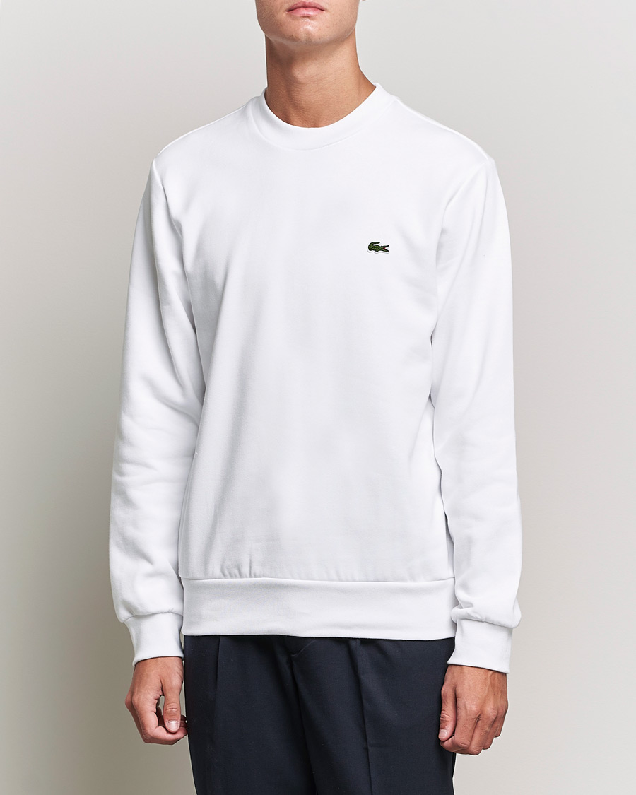 Hombres | Jerséis y prendas de punto | Lacoste | Crew Neck Sweatshirt White