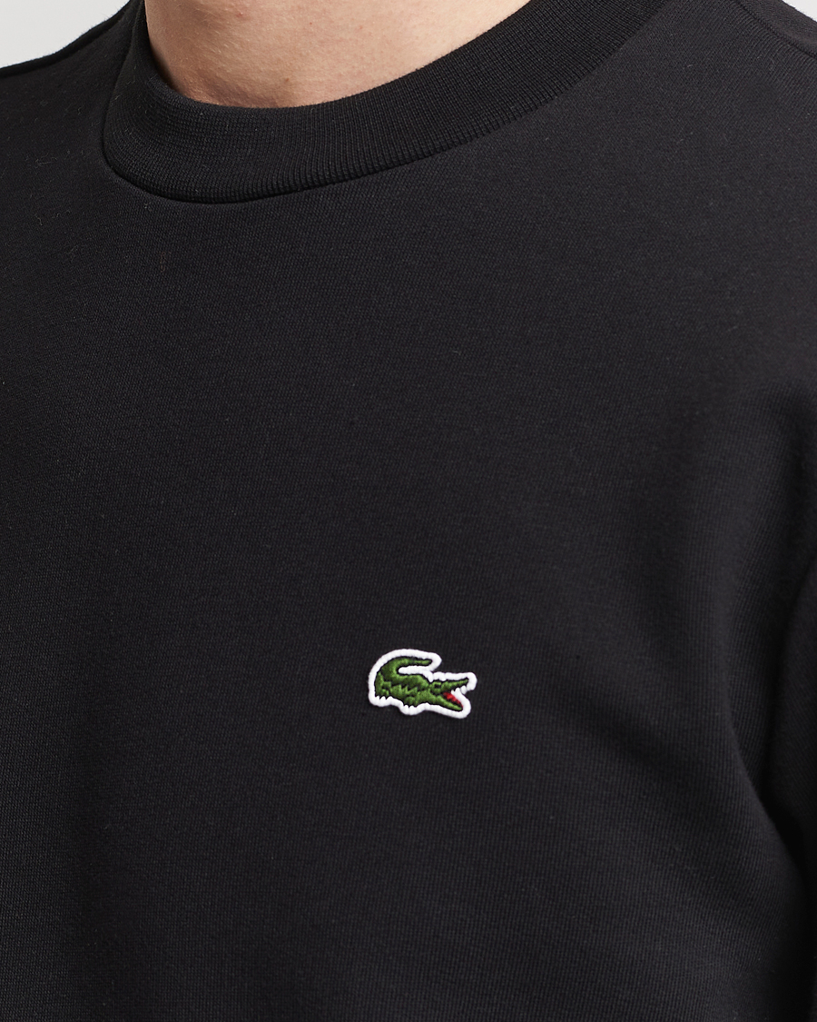 Hombres | Jerséis y prendas de punto | Lacoste | Crew Neck Sweatshirt Black