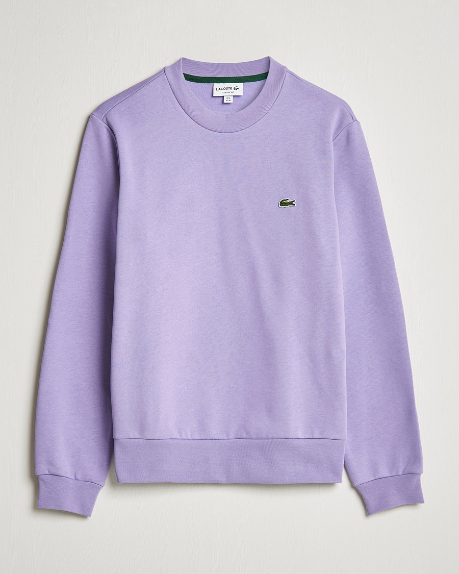 Hombres | Jerséis y prendas de punto | Lacoste | Crew Neck Sweatshirt Neva Purple
