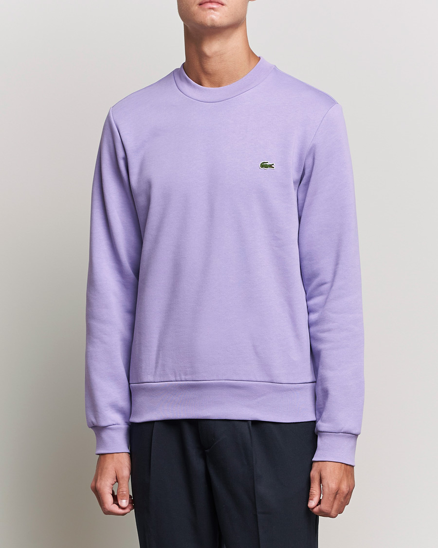 Hombres | Jerséis y prendas de punto | Lacoste | Crew Neck Sweatshirt Neva Purple