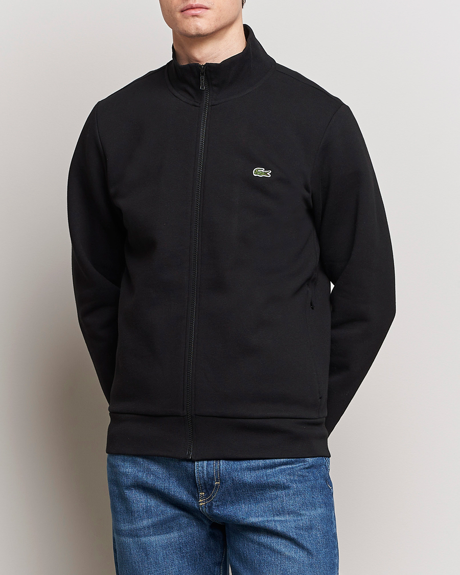 Hombres | Lacoste | Lacoste | Full Zip Sweater Black