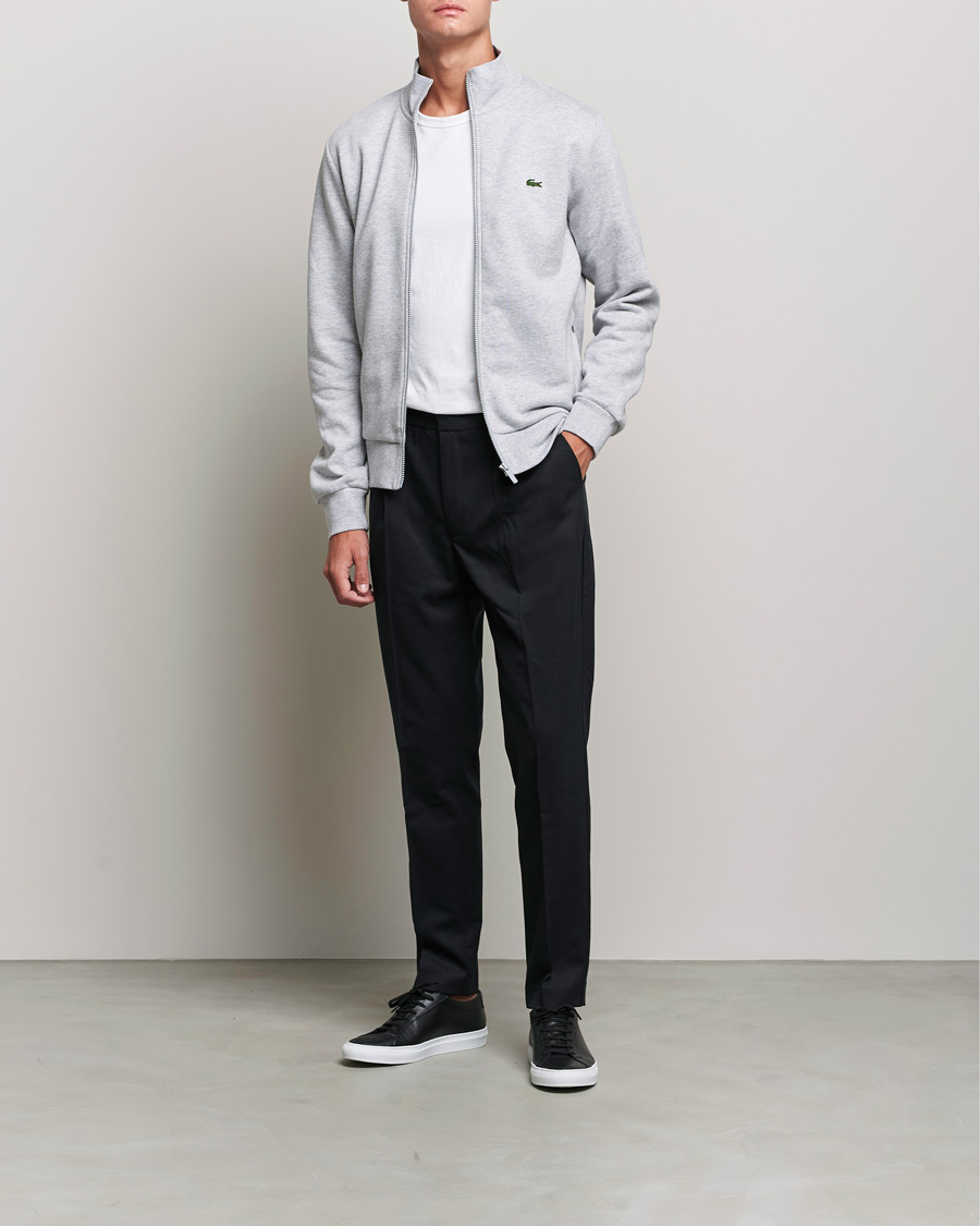 Hombres | Jerséis y prendas de punto | Lacoste | Full Zip Sweater Silver Chine