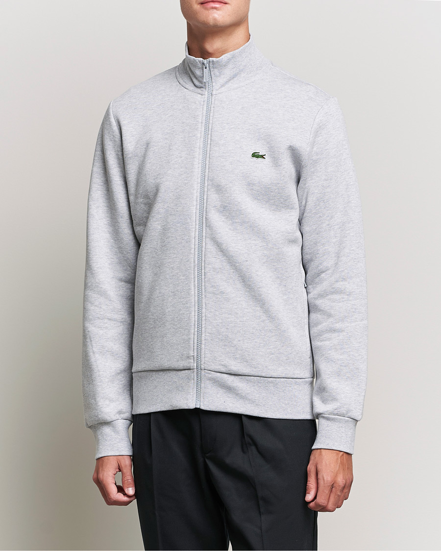 Hombres |  | Lacoste | Full Zip Sweater Silver Chine