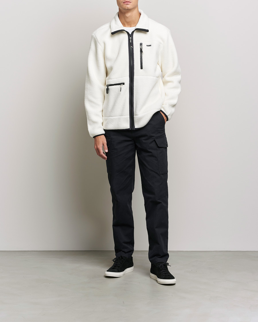 Hombres | Jerséis y prendas de punto | RAINS | Heavy Fleece Full Zip Jacket Fossil