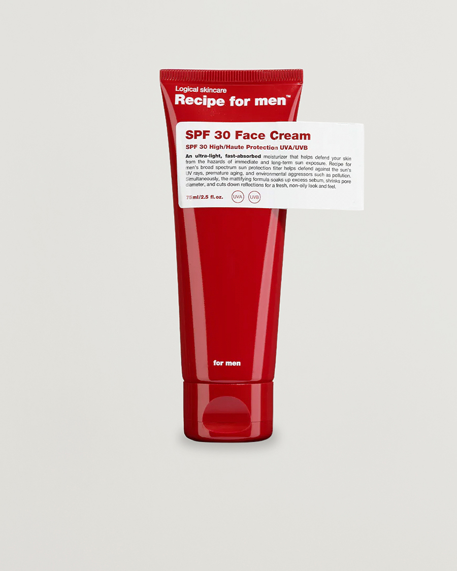 Hombres | Cuidado de la piel | Recipe for men | SPF 30 Face Cream 75ml