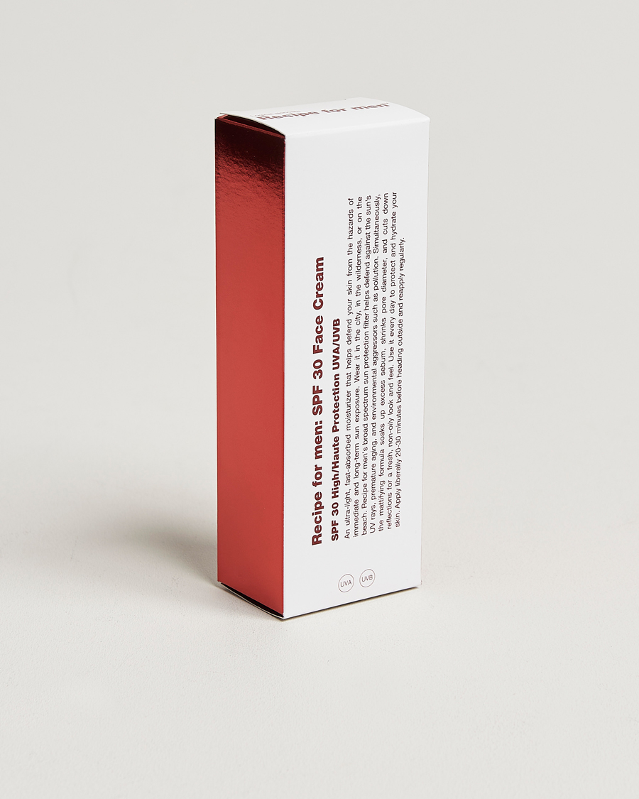 Hombres | Cuidado de la piel | Recipe for men | SPF 30 Face Cream 75ml