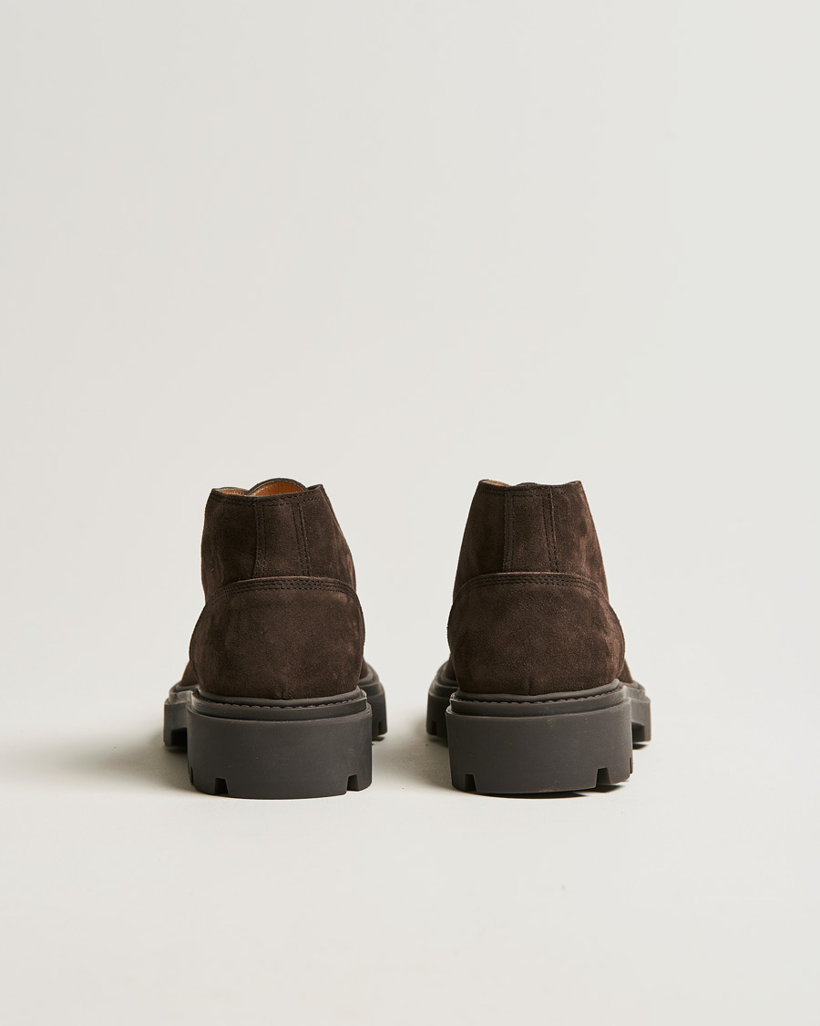Hombres | Tod's Heavy Winter Boots Dark Brown Suede | Tod's | Heavy Winter Boots Dark Brown Suede