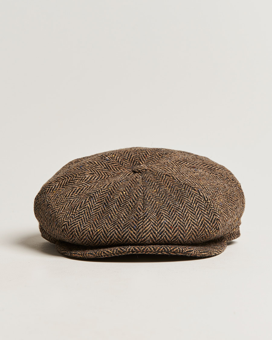 Hombres | Lock & Co Hatters Tremelo Wool Cap Black Beige | Lock & Co Hatters | Tremelo Wool Cap Black Beige