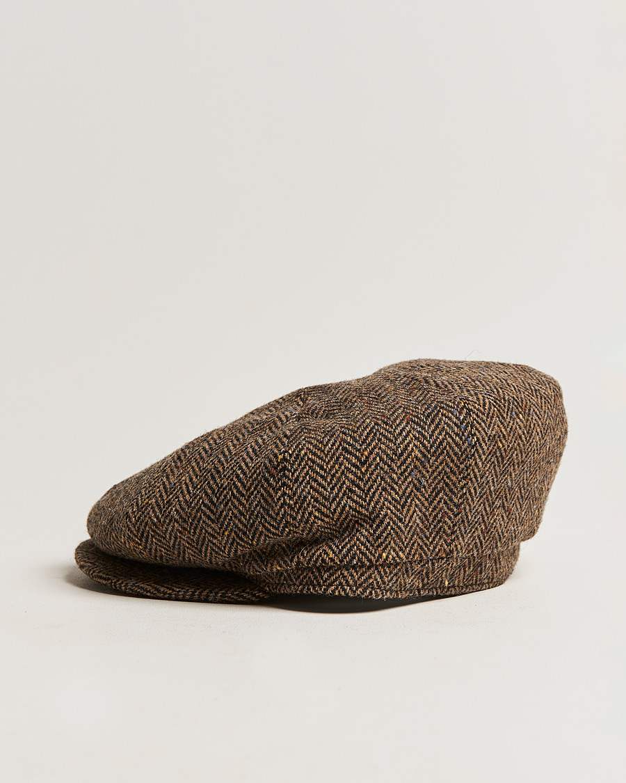Hombres | Lock & Co Hatters Tremelo Wool Cap Black Beige | Lock & Co Hatters | Tremelo Wool Cap Black Beige