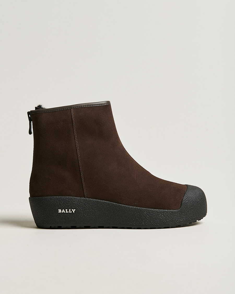 Hombres | Bally Guard II M Curling Boot Coffee | Bally | Guard II M Curling Boot Coffee