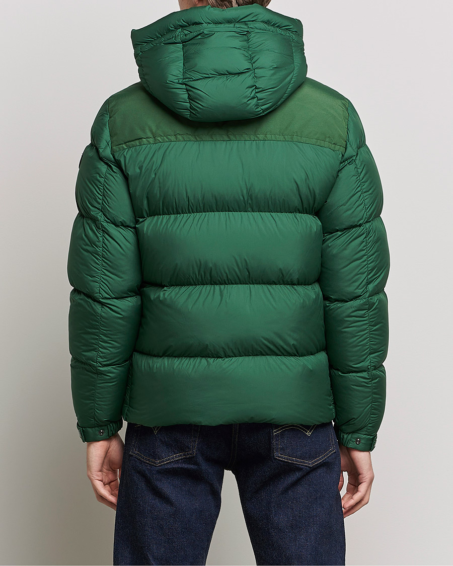 Hombres | Abrigos y chaquetas | Woolrich | Microfiber Sierra Padded Jacket Waxed Green