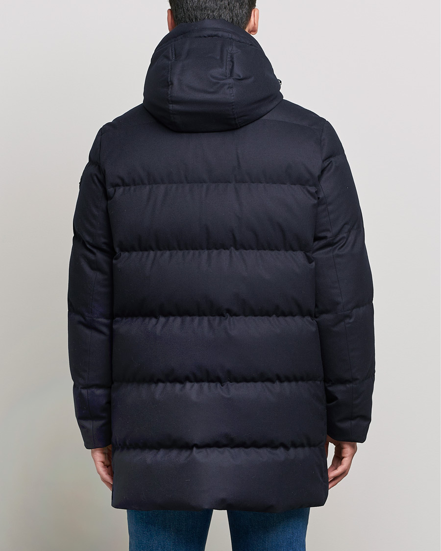 Hombres | Abrigos y chaquetas | Woolrich | Luxe Long Parka Melton Blue