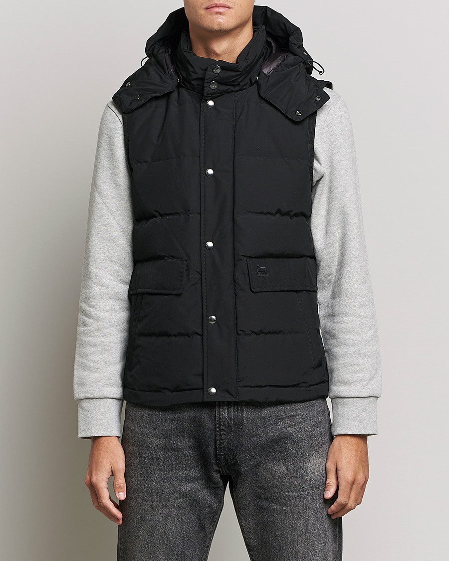 Hombres | Abrigos y chaquetas | Woolrich | Aleutian Detachable Hooded Vest Black
