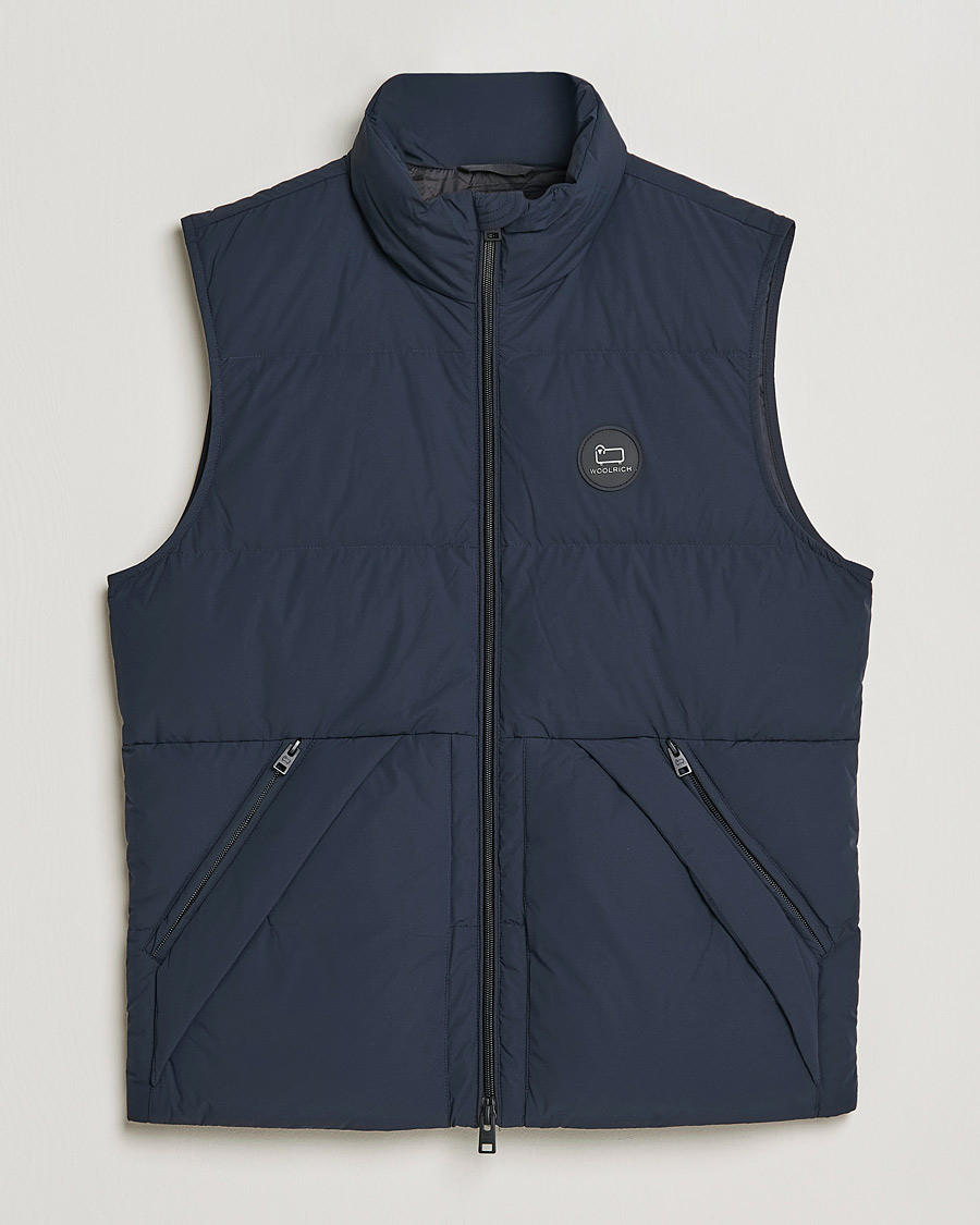 Hombres | Abrigos y chaquetas | Woolrich | Sierra Supreme Vest Melton Blue