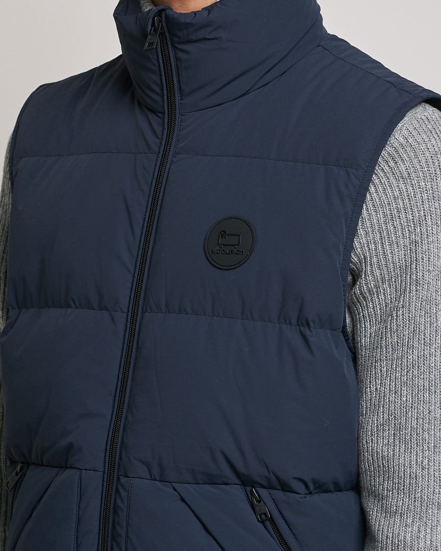 Hombres | Abrigos y chaquetas | Woolrich | Sierra Supreme Vest Melton Blue