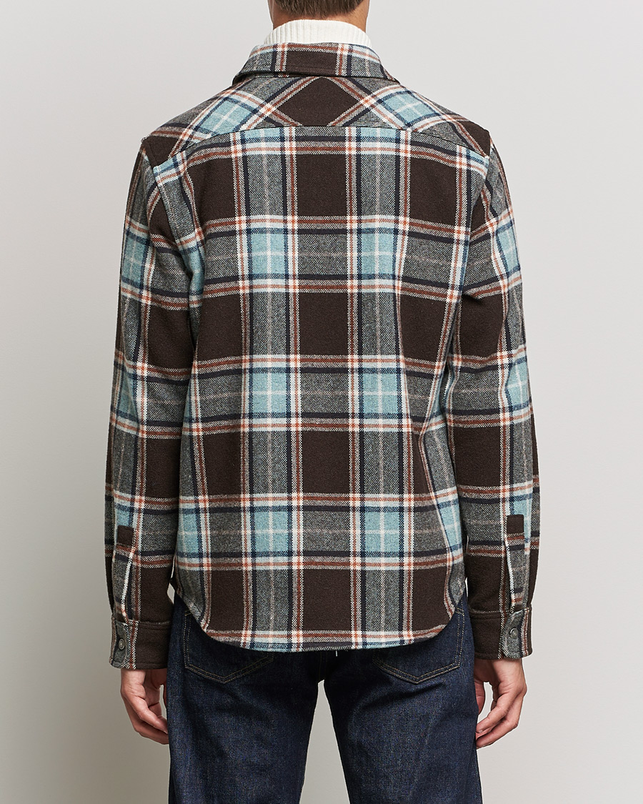 Hombres | Camisas | Woolrich | Alaskan Melton Wool Overshirt Desert Check