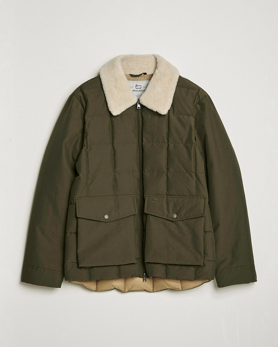 Hombres | Abrigos y chaquetas | Woolrich | Duster Blizzard Jacket Dark Green