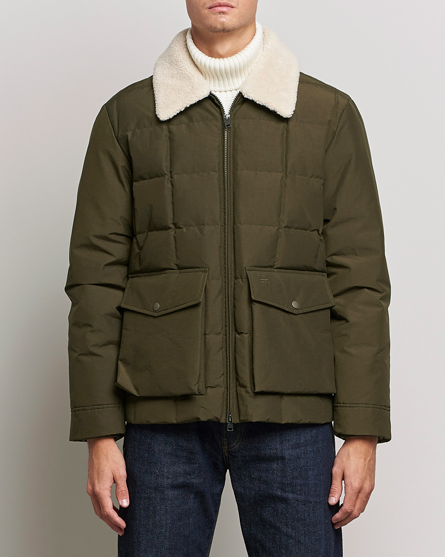 Hombres | Abrigos y chaquetas | Woolrich | Duster Blizzard Jacket Dark Green