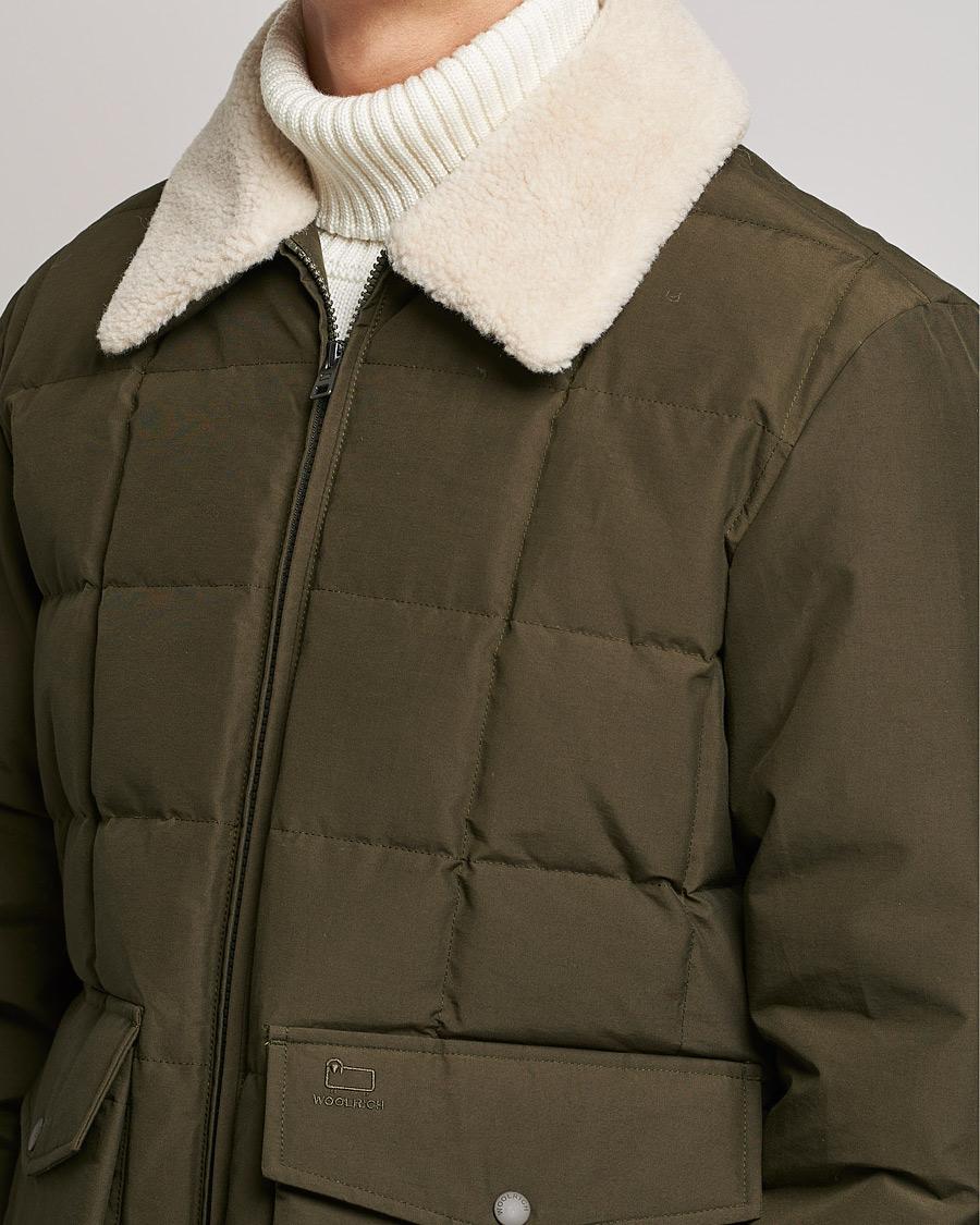 Hombres | Abrigos y chaquetas | Woolrich | Duster Blizzard Jacket Dark Green