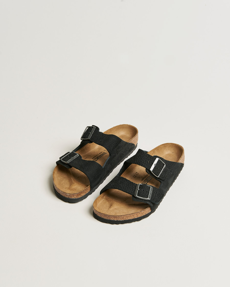 Hombres | Sandalias y chanclas | BIRKENSTOCK | Arizona Classic Footbed Desert Black Nubuck