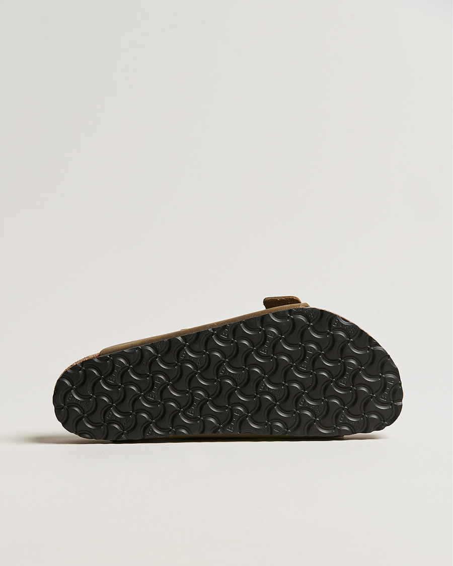 Hombres | Sandalias y chanclas | BIRKENSTOCK | Arizona Soft Footbed Faded Khaki Oiled Leather