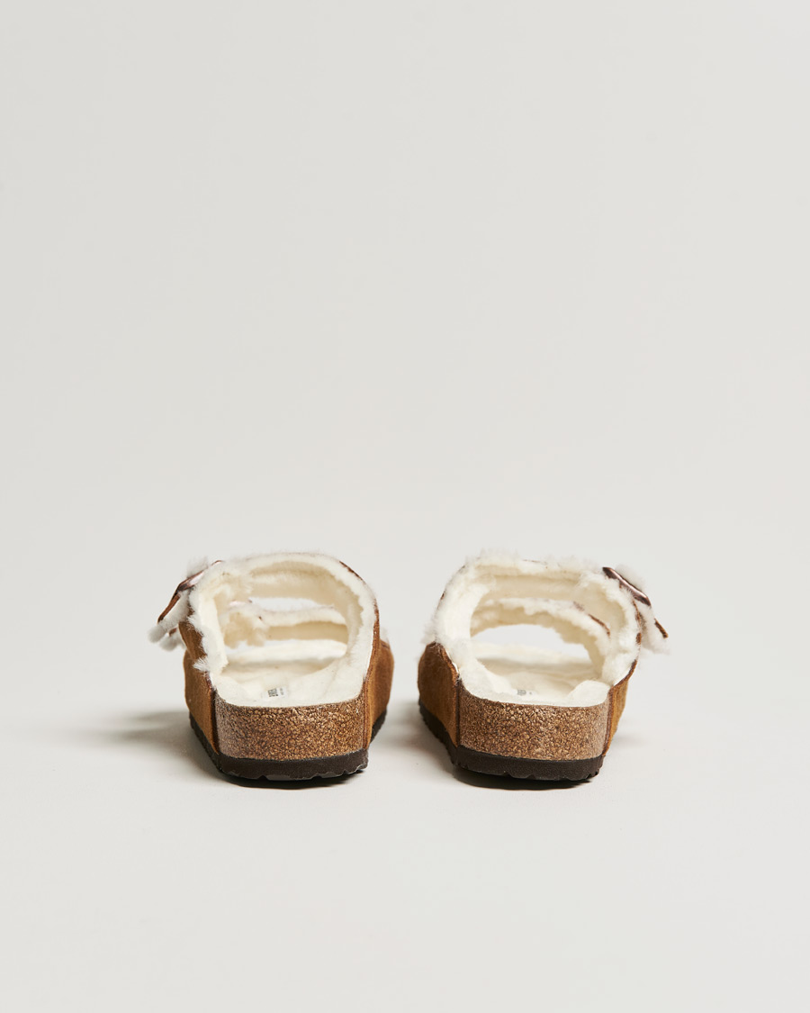 Hombres | BIRKENSTOCK Arizona Classic Footbed Shearling Mink Suede | BIRKENSTOCK | Arizona Classic Footbed Shearling Mink Suede