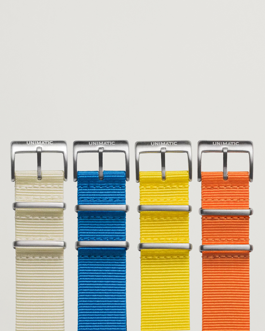 Hombres | Correas de reloj | UNIMATIC | Bold Nato Steel 22mm Strap Set Multi