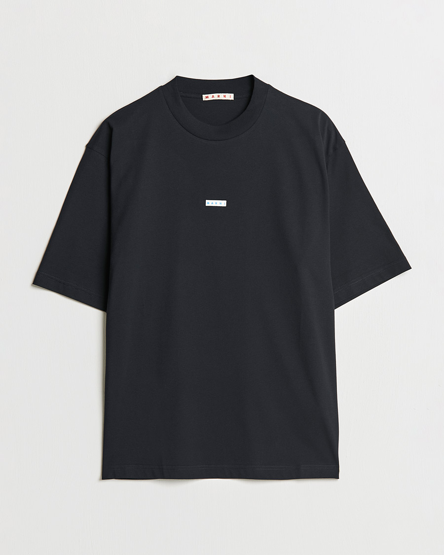 Hombres | Camisetas | Marni | Logo Applied T-Shirt Black