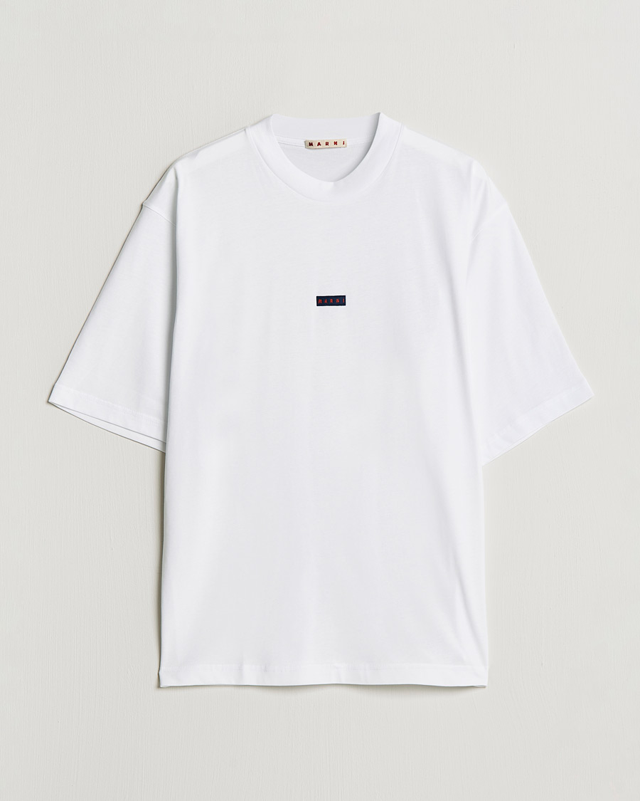 Hombres | Camisetas | Marni | Logo Applied T-Shirt White